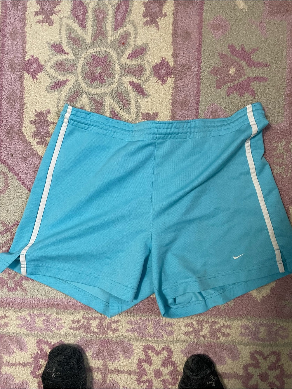 Nike Medium Light Blue Athletic Shorts